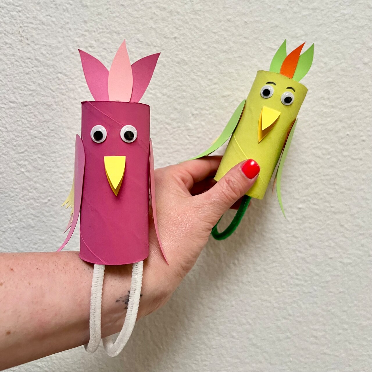 Kids Club: Paper Roll Parrots